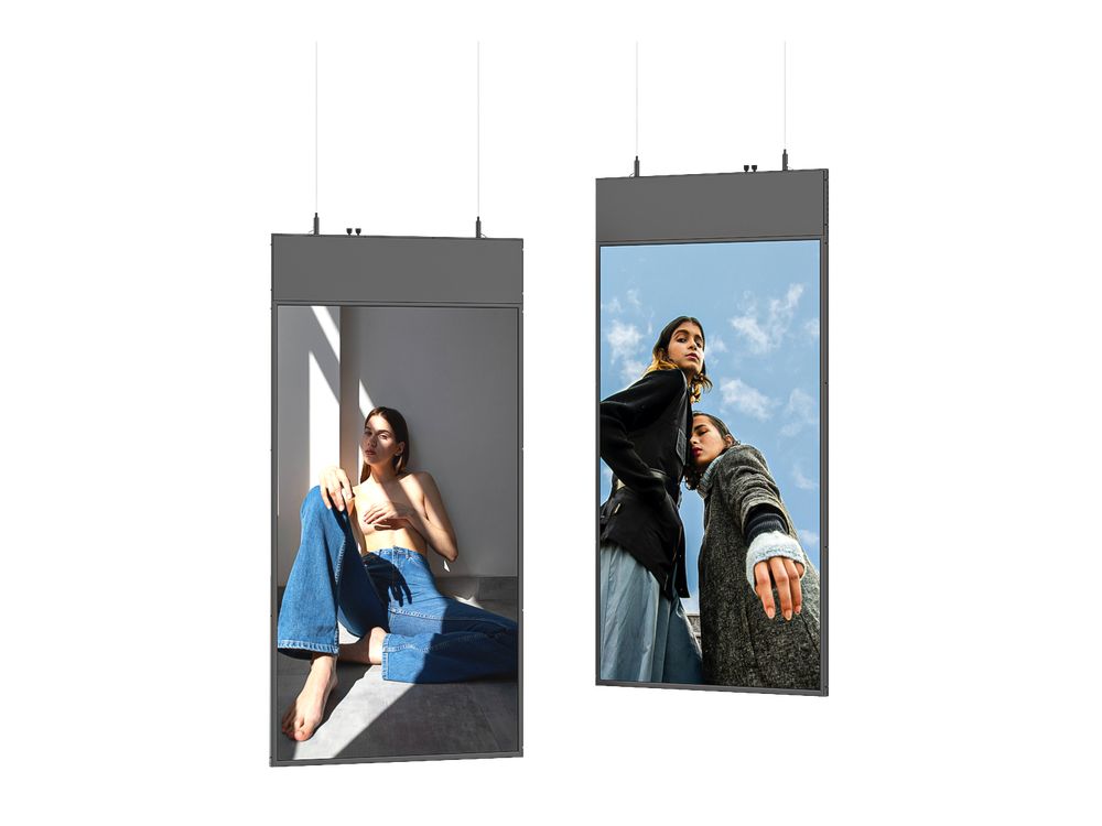 ANYWAY 43&quot; Double-Sided Digital Display | Sunlight Readable | High-Resolution Window Display Digital Signage