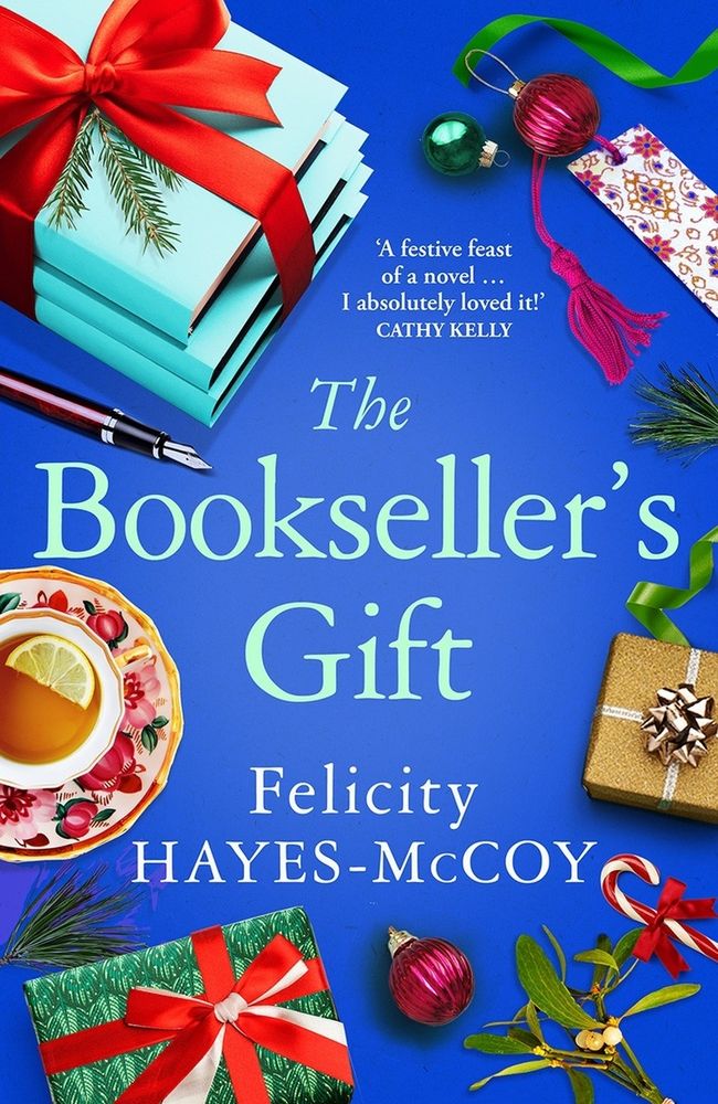 Cover image of the upcoming paperback edition of Felicity Hayes-McCoy's novel The Bookseller's Gift