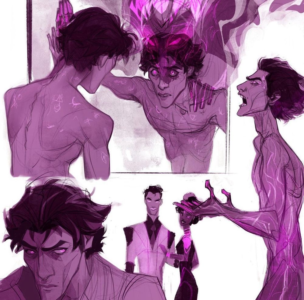 Arcane character Viktor and the Machine. 
