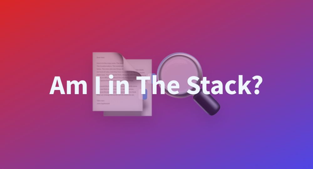 Am I in The Stack? - a Hugging Face Space by bigcode