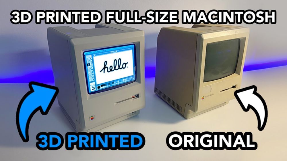 3D Printed Full-Size Macintosh - The Brewintosh