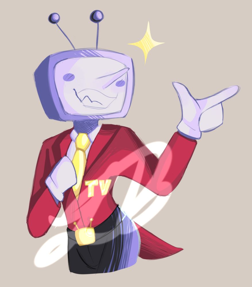 Tenna from Deltarune!