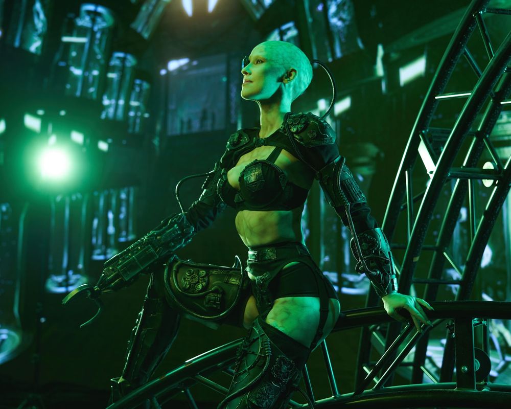 Hazel Honeysuckle as a Borg drone