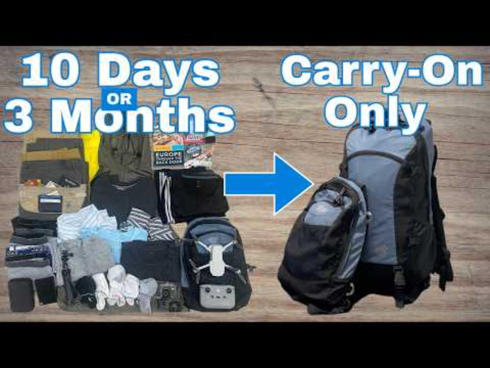 Pack for Europe for 10 days or 3 months - Carry-On Only