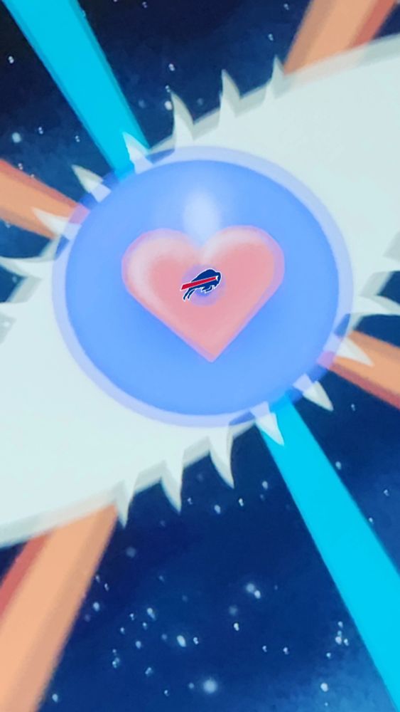 A tiny bills logo superimposed over the pupil of the all-seeing eye of the universe from the opening credits of We Heart Katamari