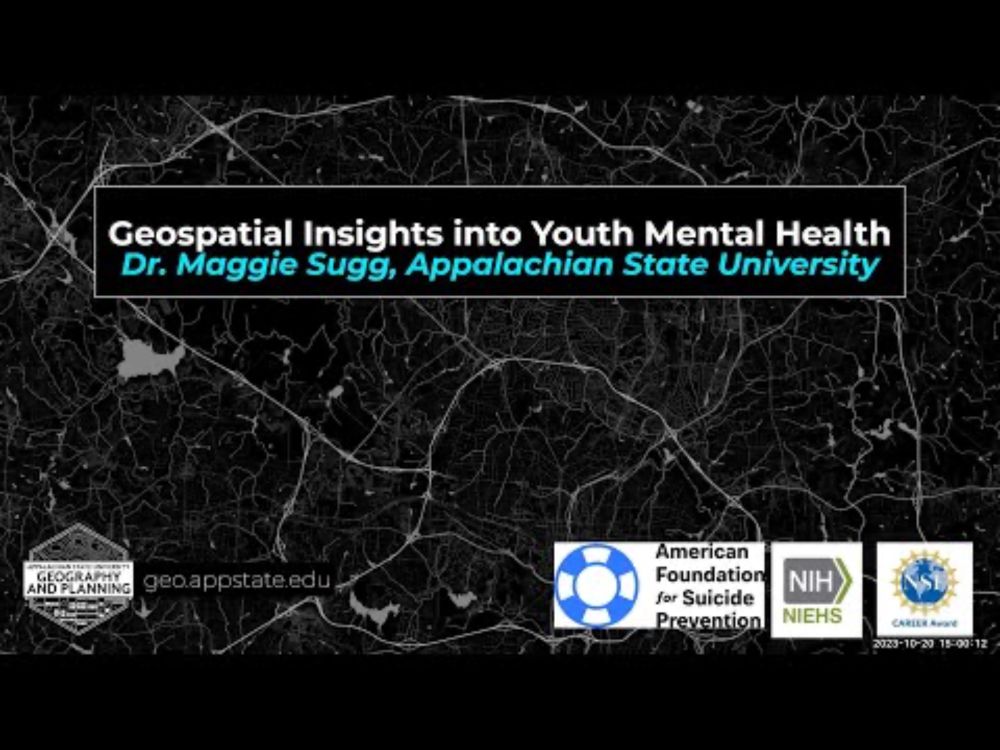 Geospatial Forum: Dr. Maggie Sugg