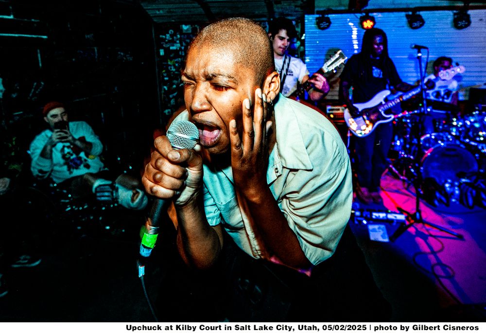 Upchuck at Kilby Court in Salt Lake City, Utah, 05/02/2025 | Photo by Gilbert Cisneros