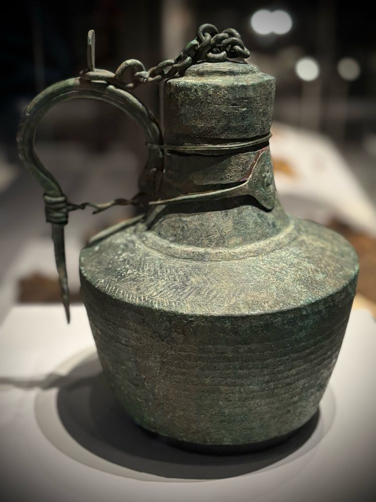 Flagon, made in Syria, buried in Prittlewell, Essex.