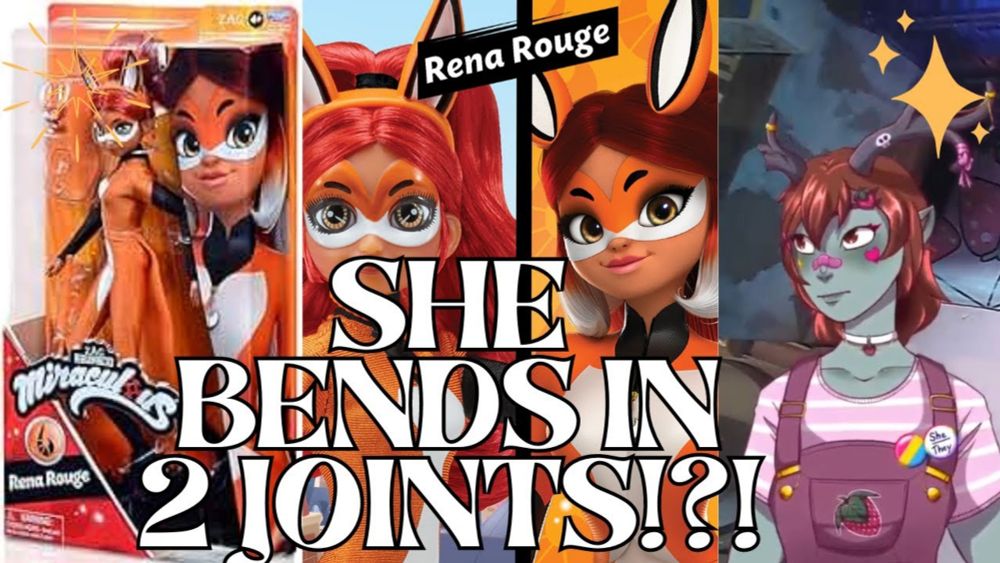 TOY TALK VOD: DOLLS WITH EXTRA JOINTS! Unboxing Rena Rouge from Miraculous Miss Lady Bug