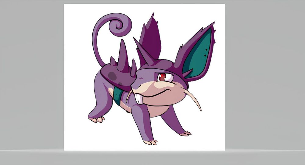 Pokemon Fanart fusion of two characters