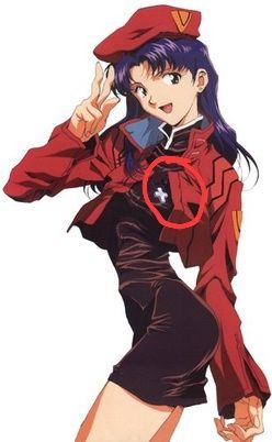 Misato (evangelion)
Croix entourée
