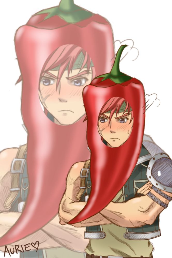 Red hot chili pepper Agate