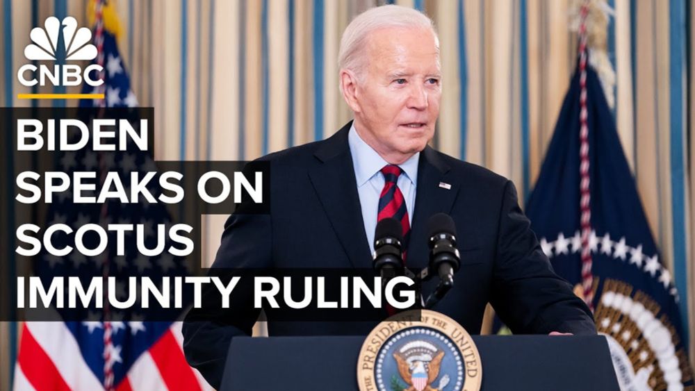 President Biden delivers remarks on the Supreme Court's immunity ruling — 7/1/2024