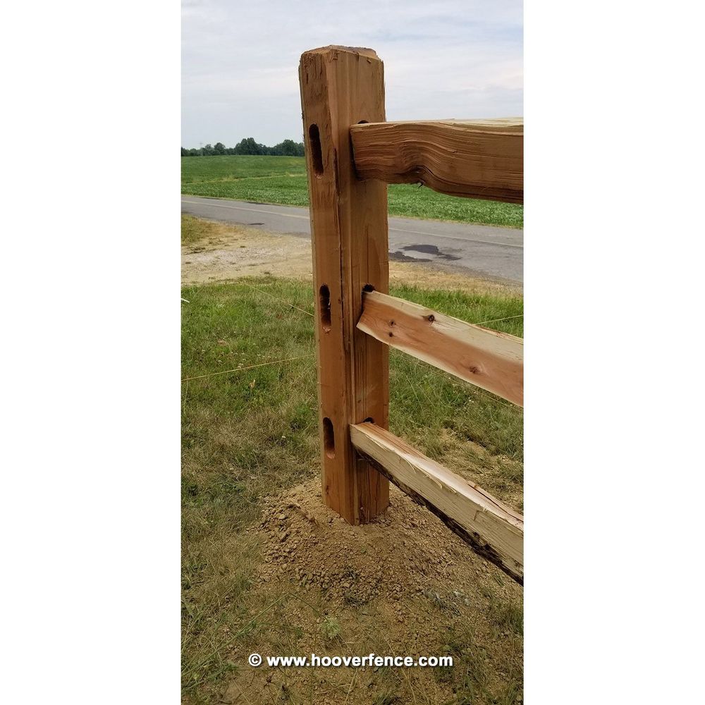 A fence post