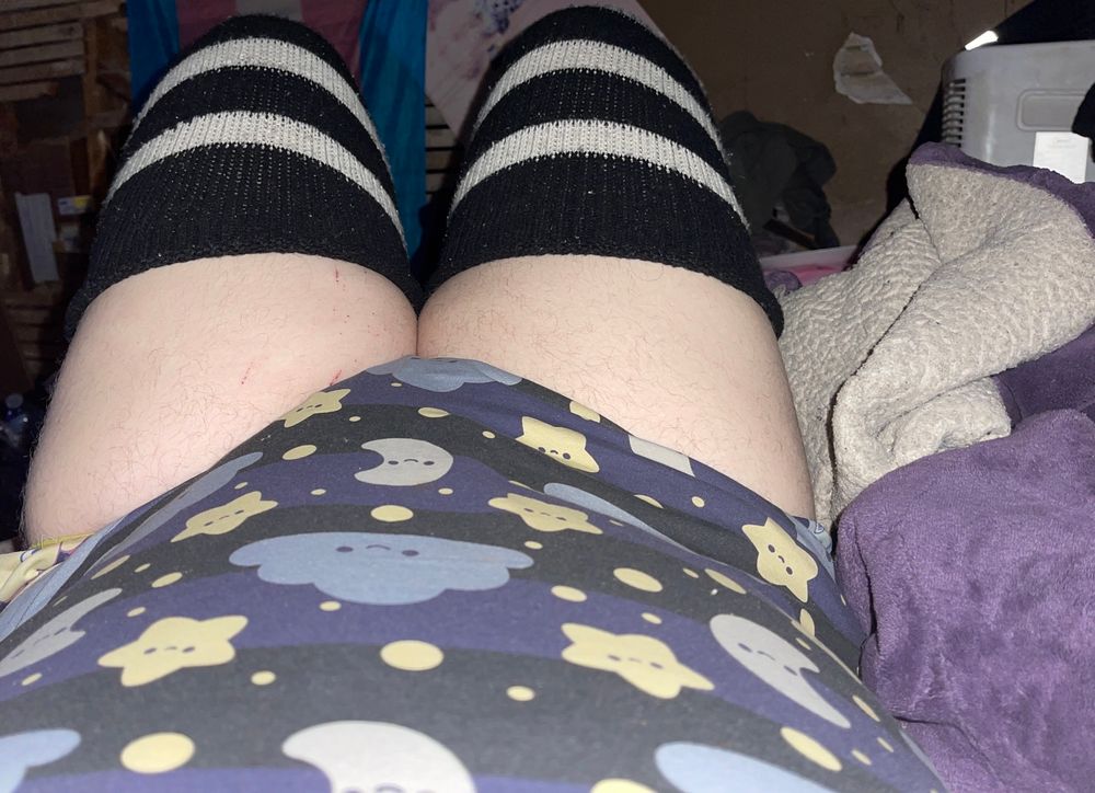 Onesie an thigh highs 