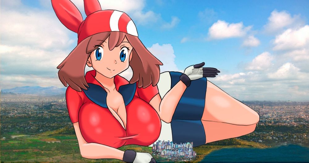 May has spotted! As a giantess!!