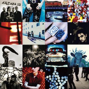 Album cover for U2’s Achtung Baby from 1991