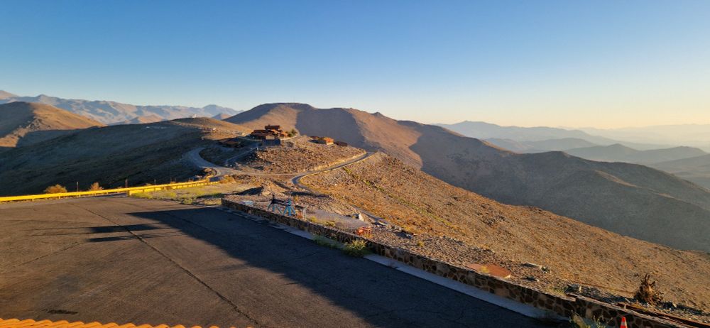 View over Las Campanas near sunset 