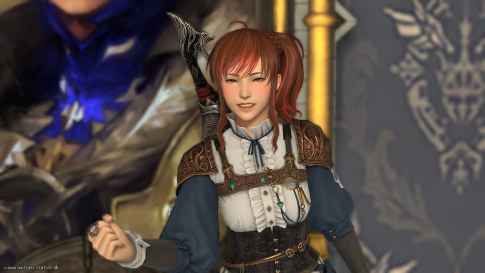 Picture of Fay in side ponytail 