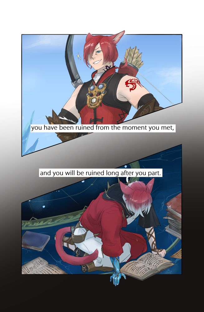 you have been ruined from the moment you met, and you will be ruined long after you part.