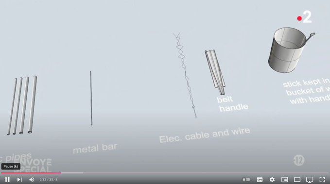 Image de synthèse d'objets de torture de Saydnaya selon les rares survivants
