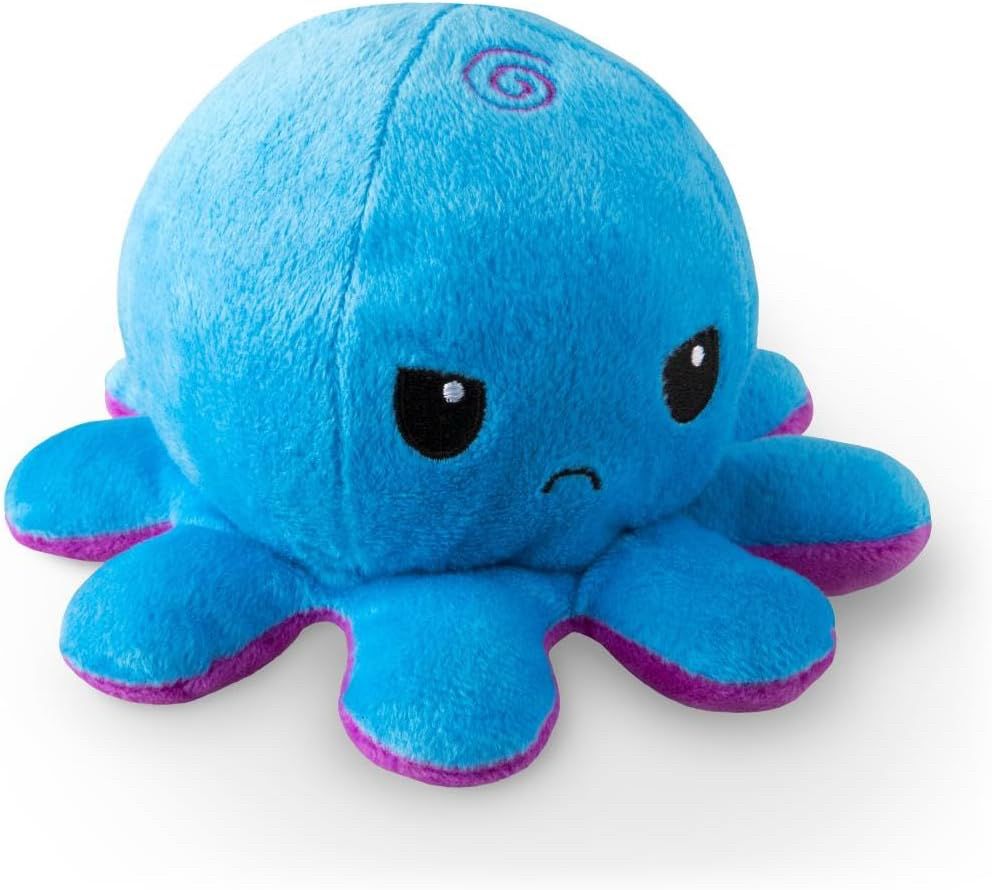 a reversible octopus plush