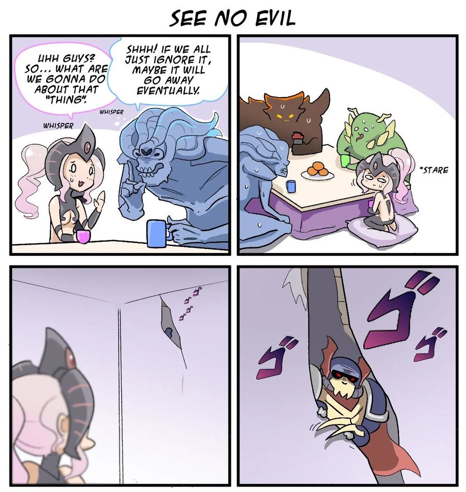 Les dieux chaos qui font semblant d’ignorer la présence des night lords 