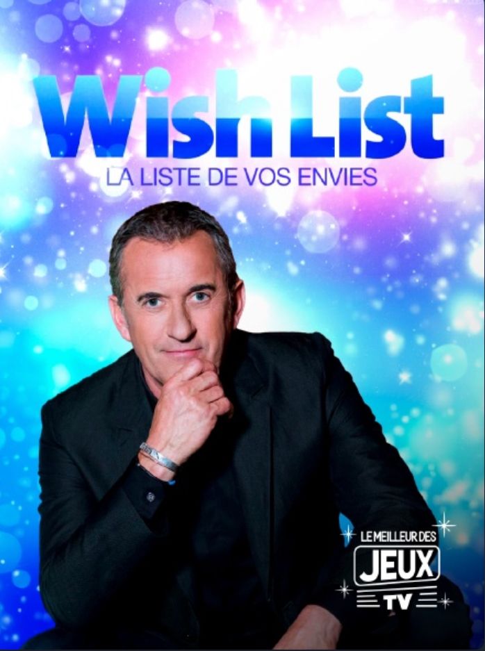 Image de l’émission TV Whishlist avec Dechavanne dessus