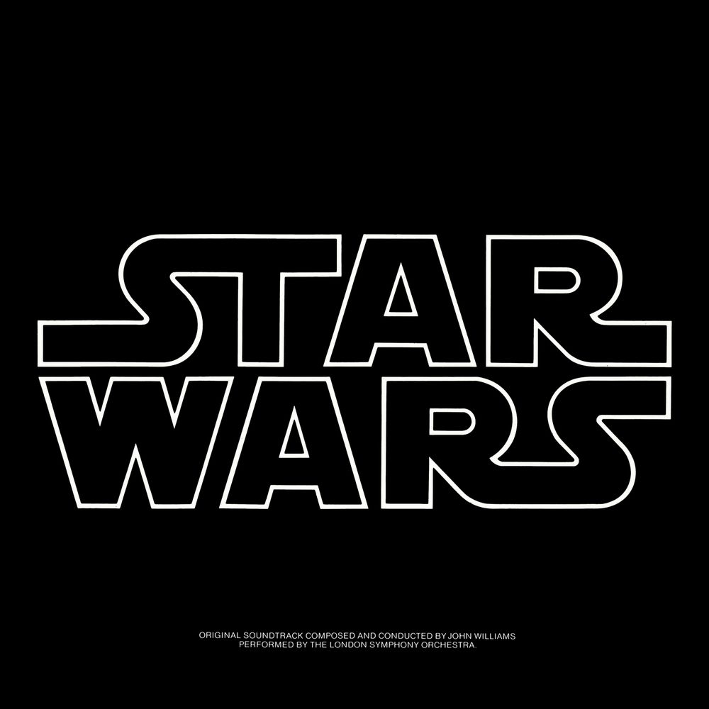 Star Wars double vinyl album front cover.