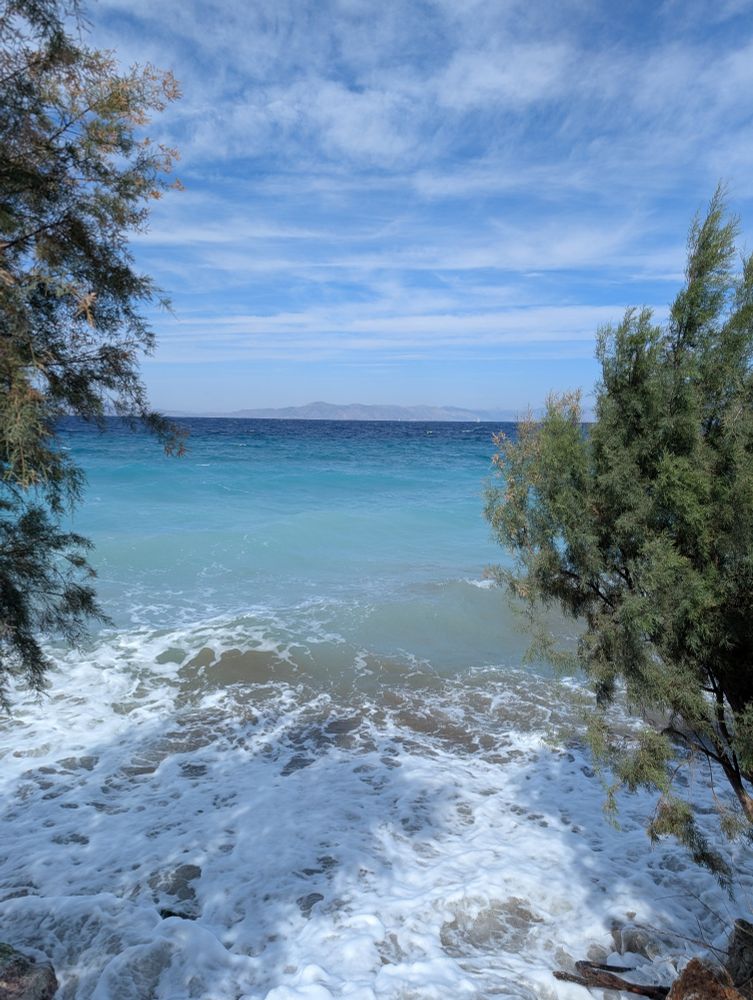 The Mediterranean sea looking picturesque 