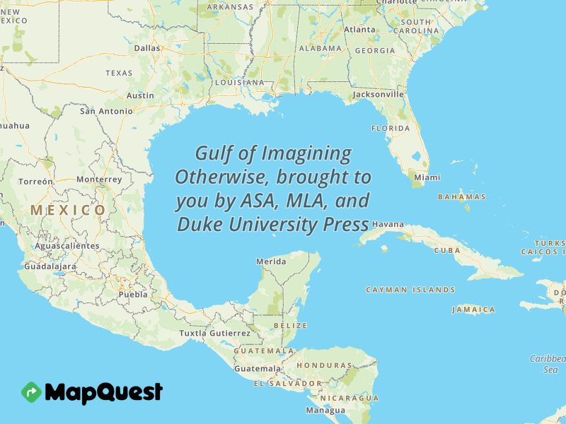 Gulf of Imagining Otherwise, brought to you by ASA, MLA, and Duke University Press