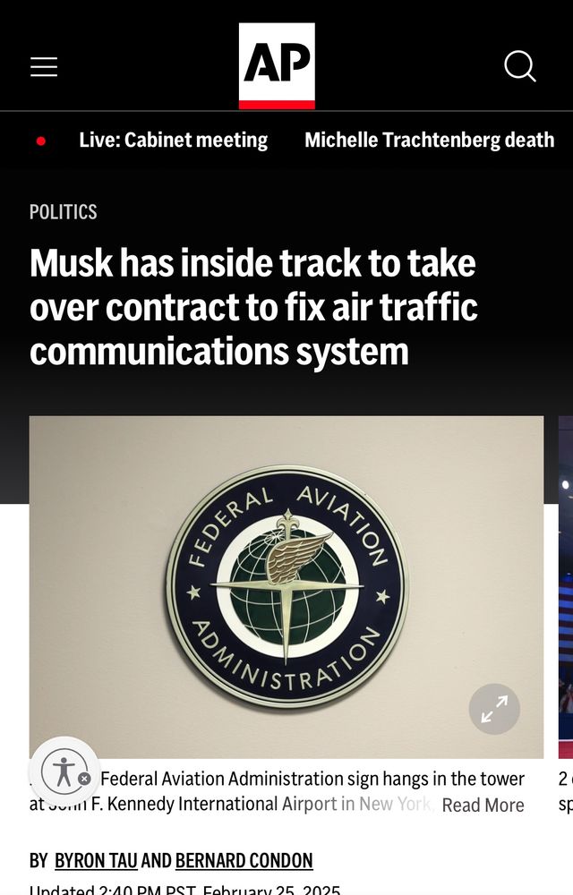 Musk has inside track to take over contract to fix air traffic communications system