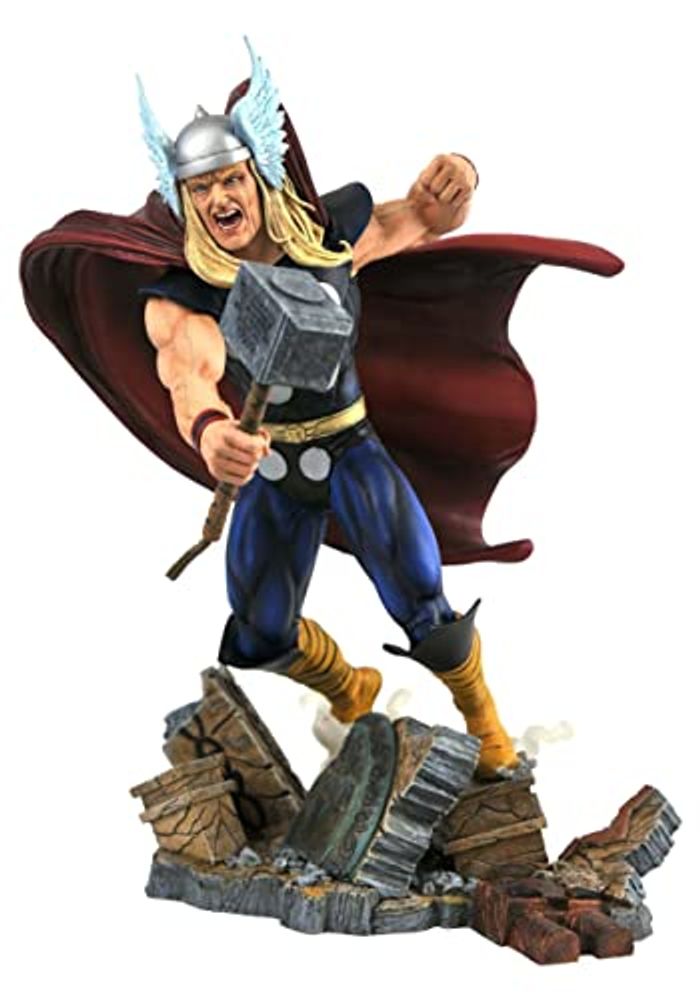 Diamond Select Toys Marvel Gallery Thor PVC Statue, Multicolor, 9 inches