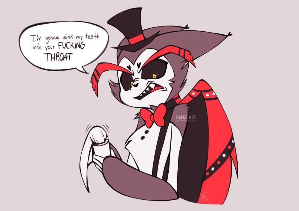 Husk: "I'm gonna sink my teeth into your fucking throat"