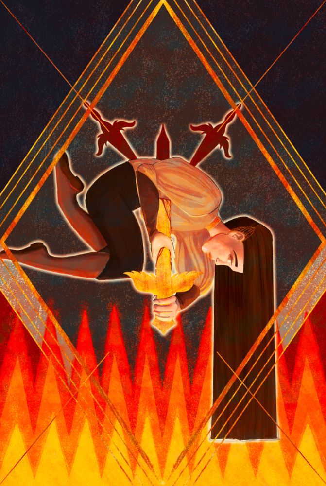 Act 1: Three of Swords
Rejection, betrayal, hurt and discouragement