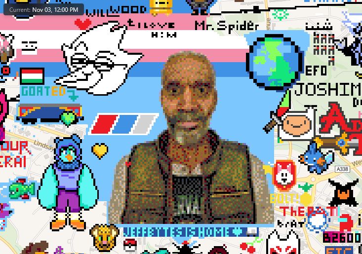 eli is back in his proper place once again and he has more colours and has dithering