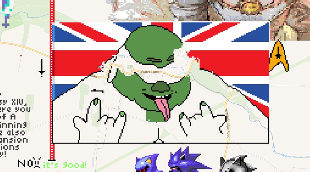 unfinished drawing of a ninja turtle from sickanimation's video "Green lovers"