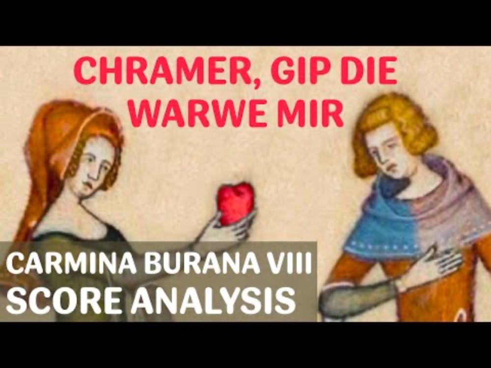 Carmina Burana VIII: Chramer, gip die warwe mir
