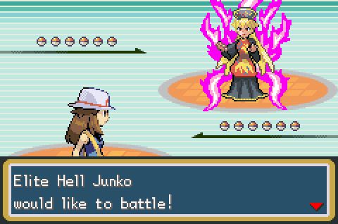 battle screen with junko in gen 3