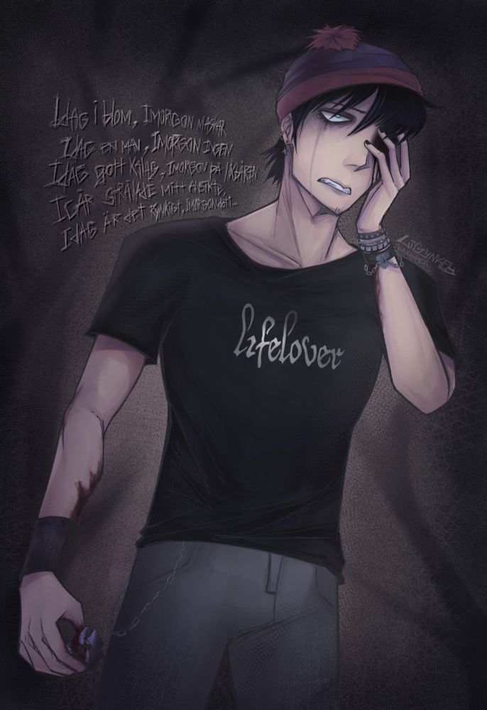 Stan Marsh with Lifelover t-shirt.