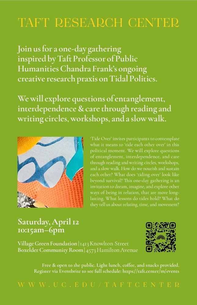 Event information with QR code to register