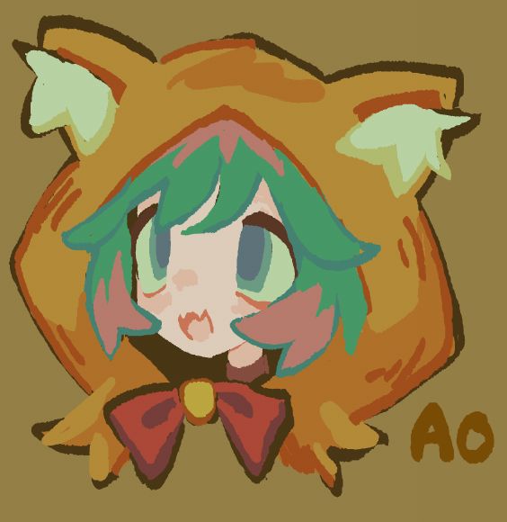 Adorable portrait of aohelll