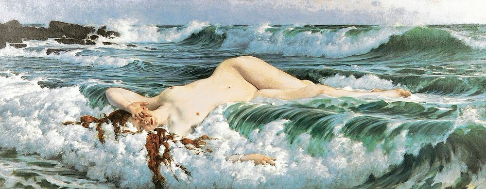 ‘The Birth of Venus’ 
by Adolf Hirémy-Hirschl, c. 1888.
