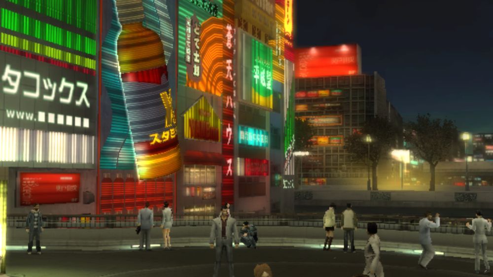 the same scene but with CRT filter removed
