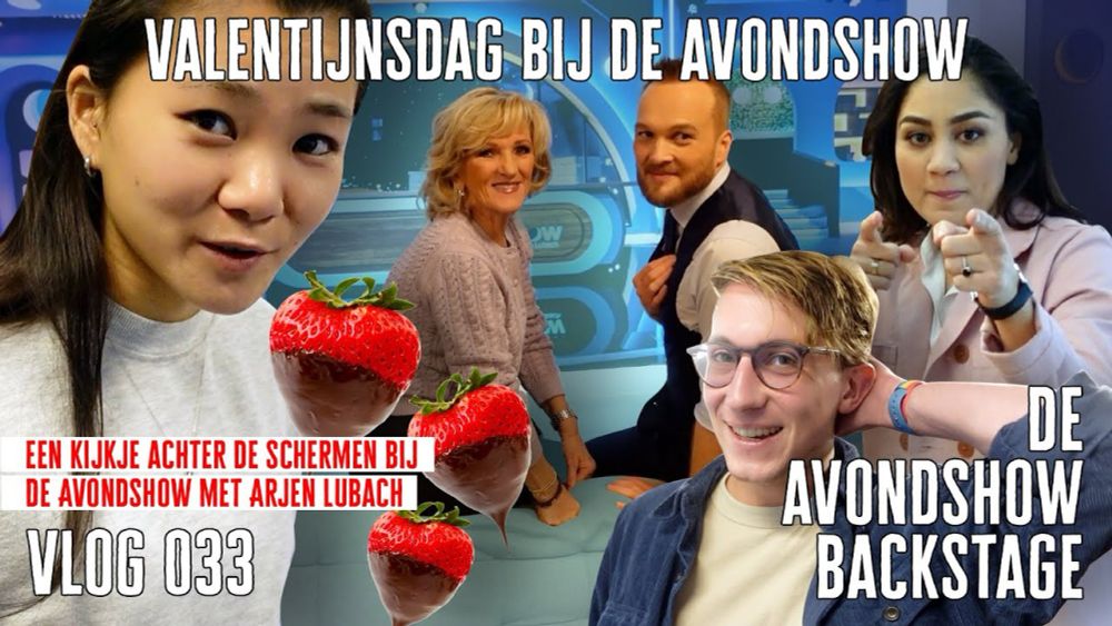 Valentijnsdag bij de Avondshow - DE AVONDSHOW BACKSTAGE - VLOG 033