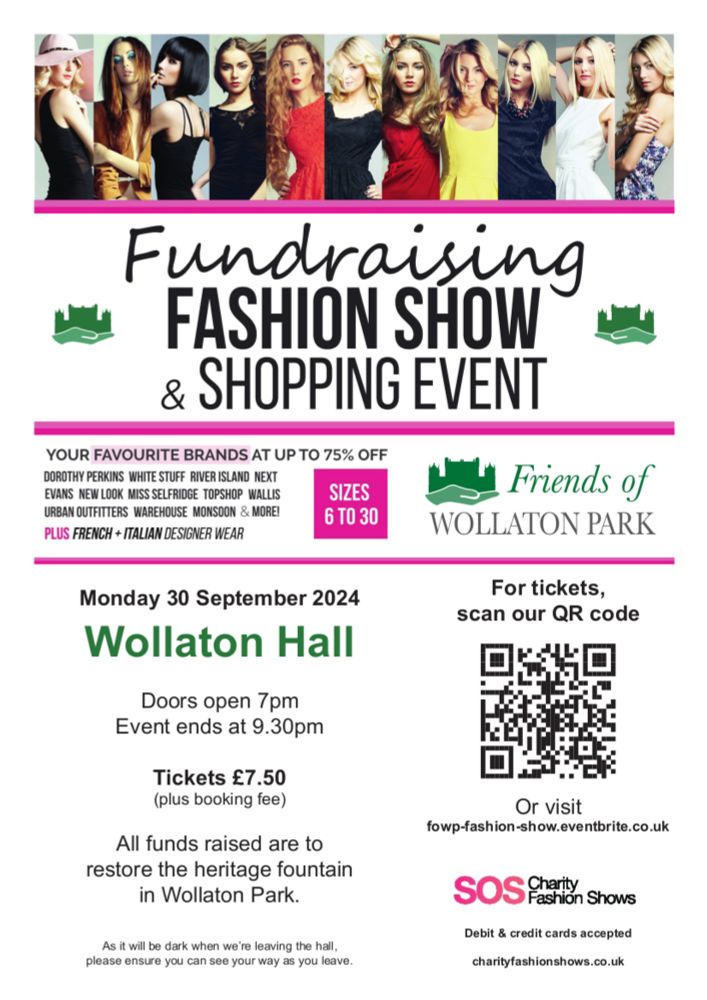 Fashion Show - Fund Raiser – Friends of Wollaton Park