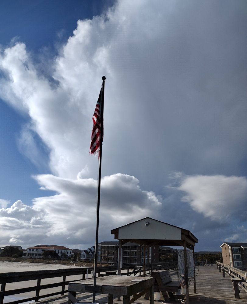 Cold days at the coast. Taken before Pres. Carter's passing.

