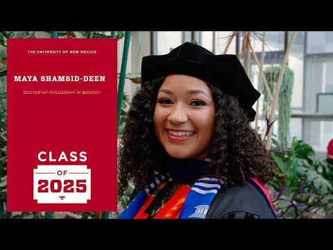 Inspiring #UNMGrad Maya Shamsid-Deen - Class of 2025