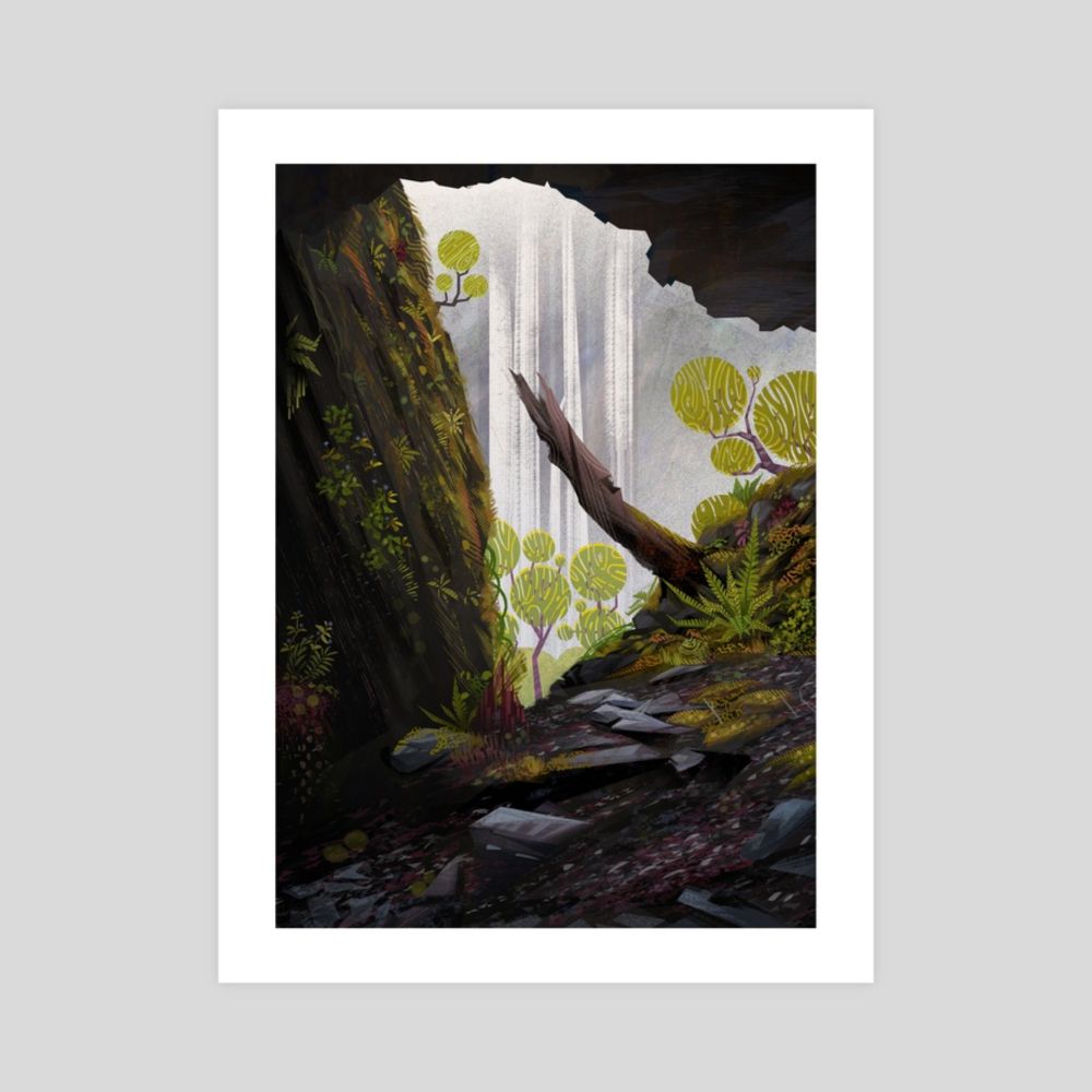 The Cave, an art print by Aled Thompson