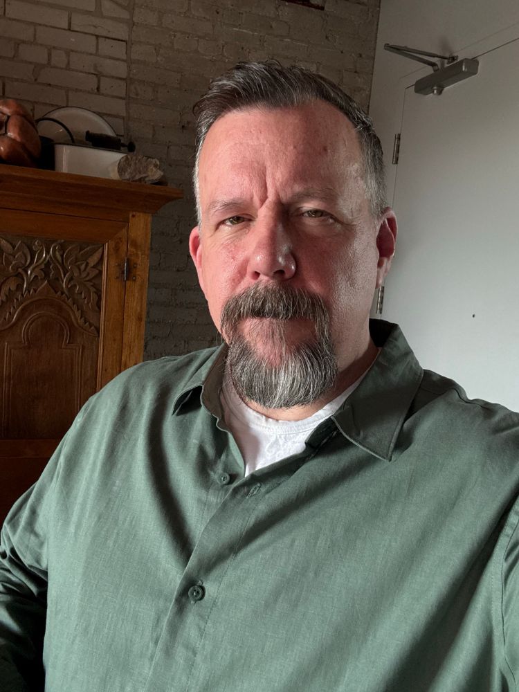 It’s me in a cool green shirt. Looking corporate but casual. 
